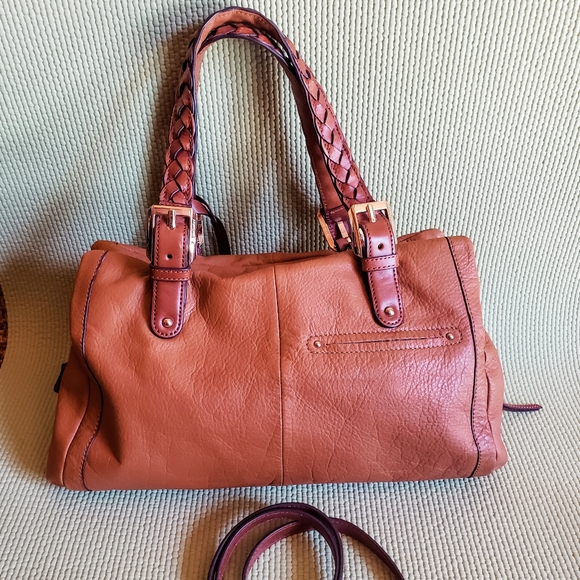 B Makowsky Leather handbag - Picture 2 of 8